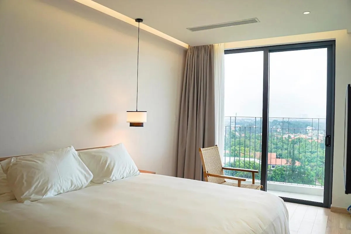 Coastal Apt Panoramic Oceanview Free Swimmingpool ホイアン アパート