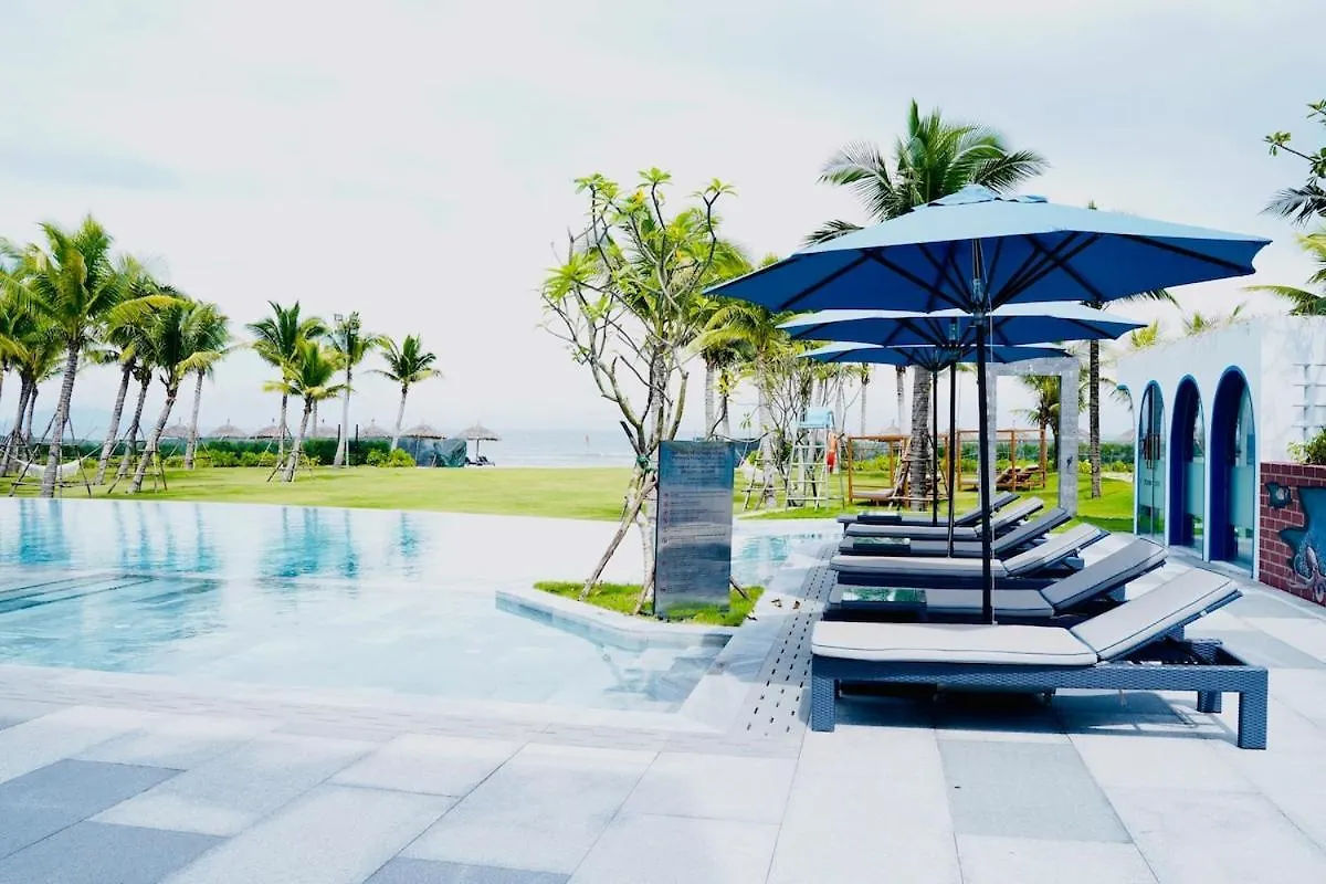 Coastal Apt Panoramic Oceanview Free Swimmingpool ホイアン アパート